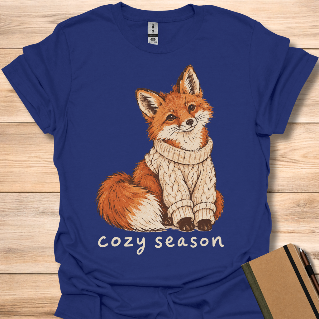 Cozy Season Fox - Navy