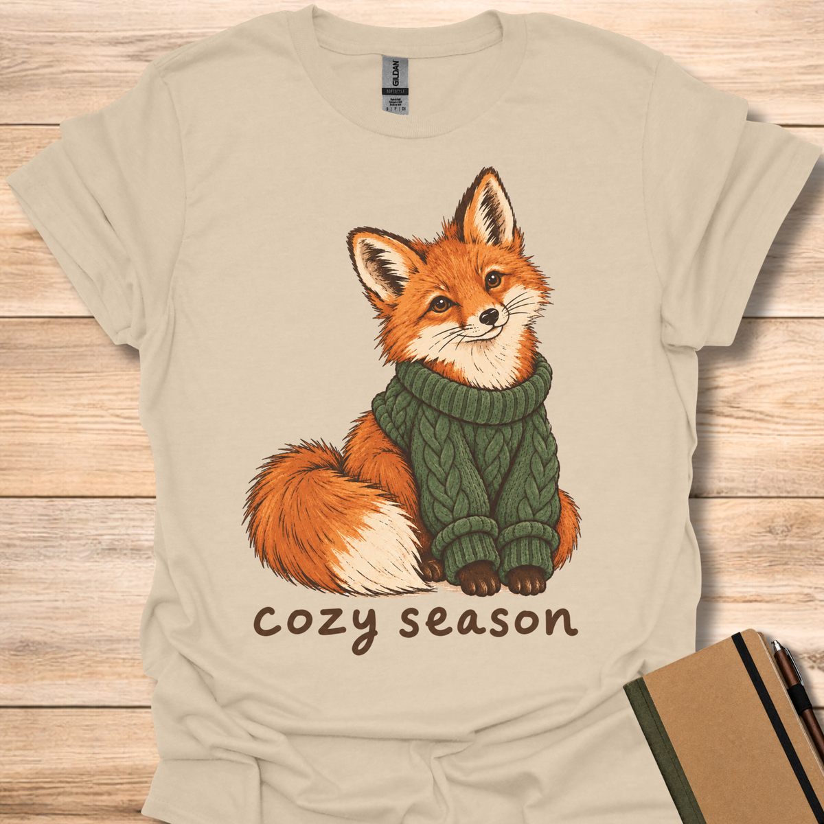 Cozy Season Fox - Sand