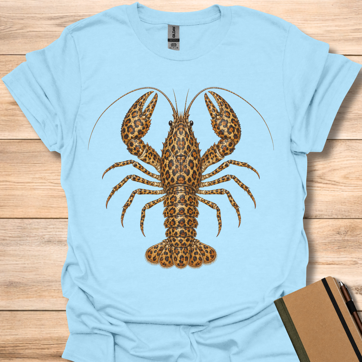 Crayfish Leopard Print - Light Blue