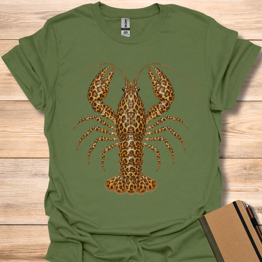 Crayfish Leopard Print - Military Green