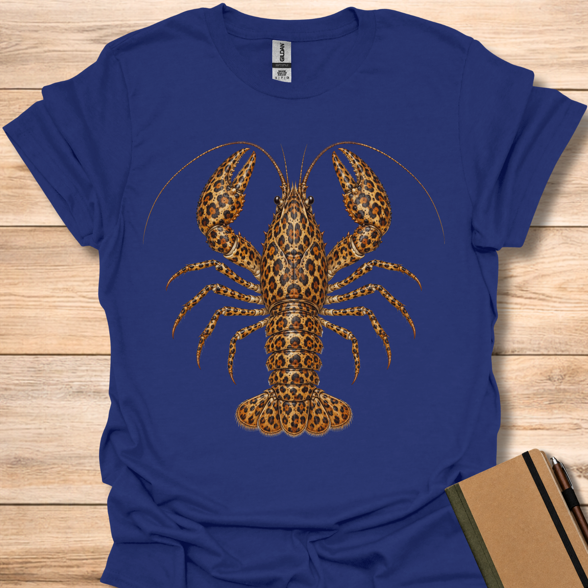 Crayfish Leopard Print - Navy
