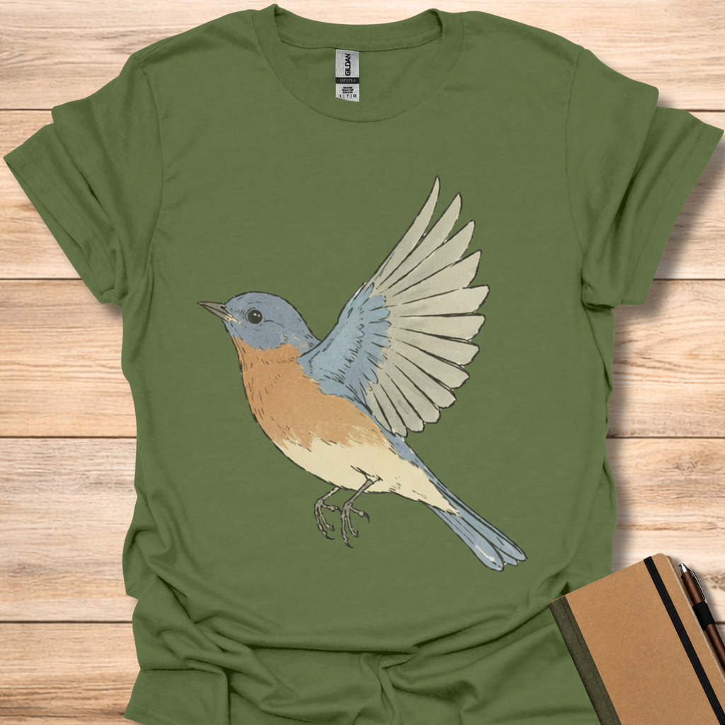 Eastern Bluebird - Military Green