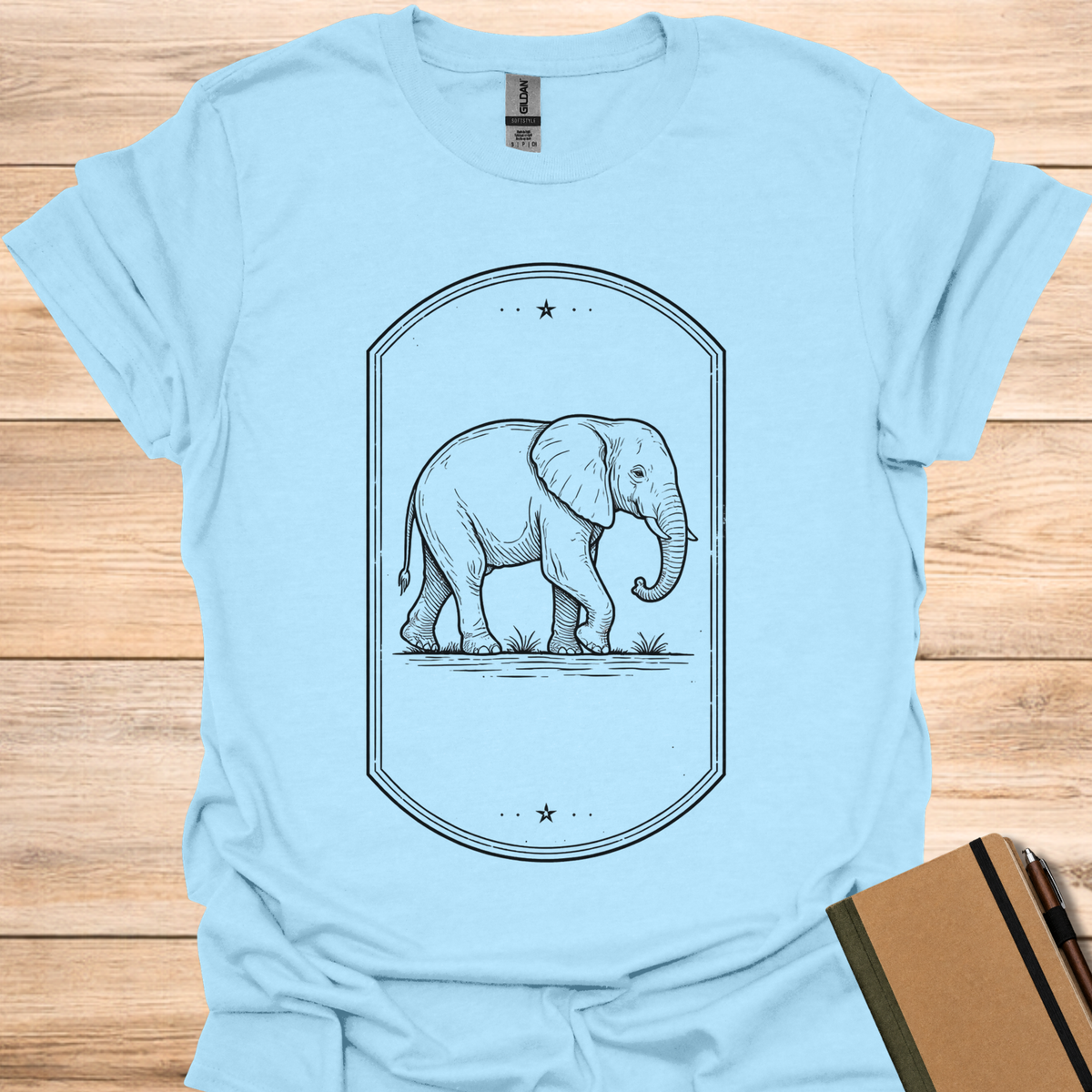 Elephant - Light Blue