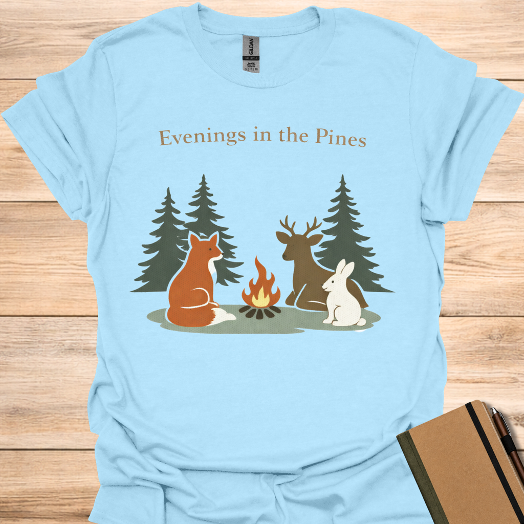 Evenings in the Pines - Light Blue