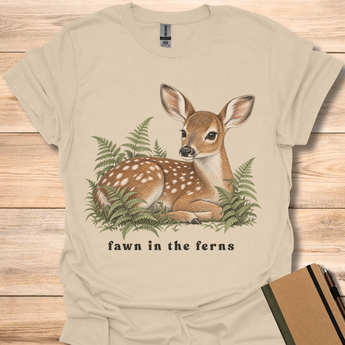 Fawn In The Ferns - Sand