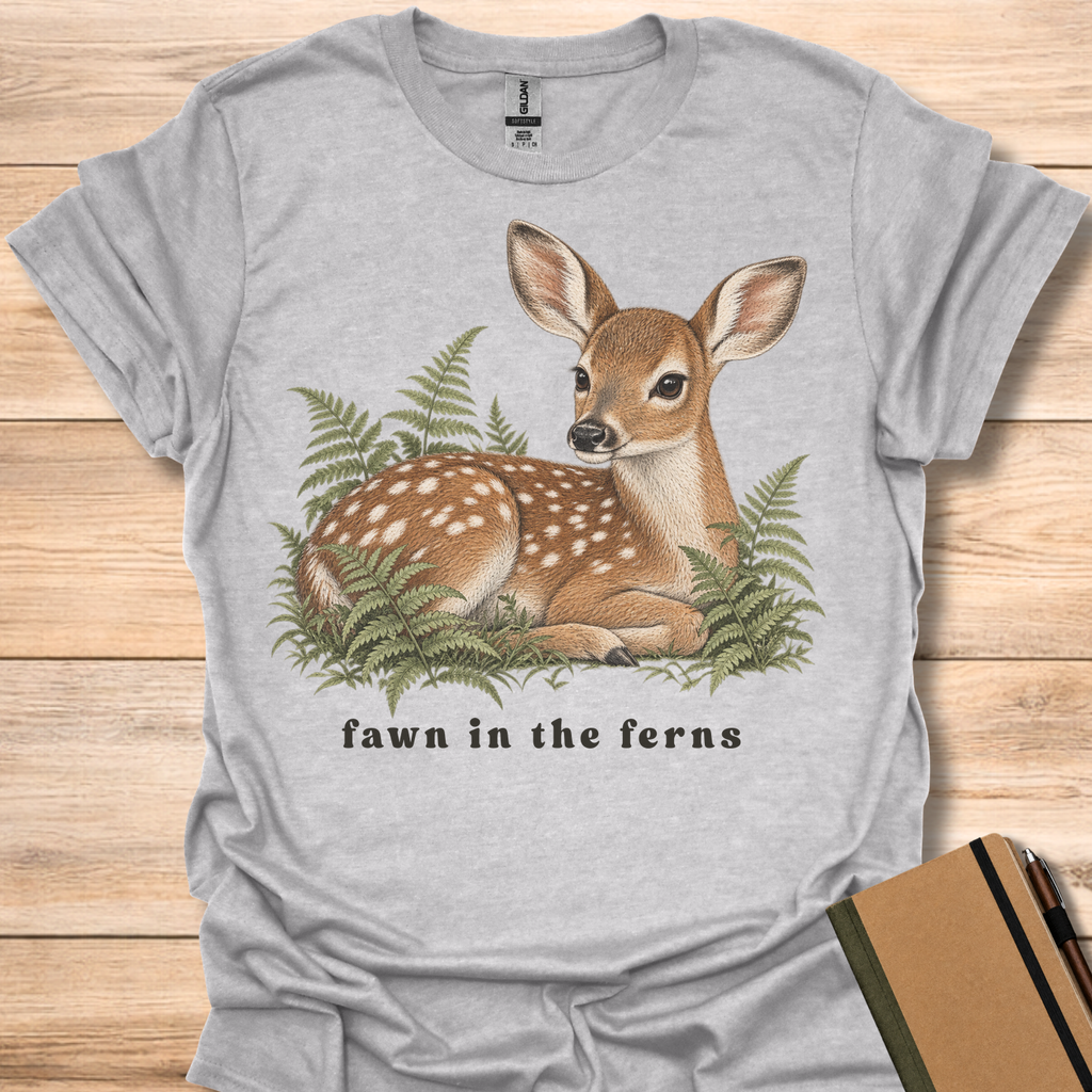 Fawn In The Ferns - Sport Grey
