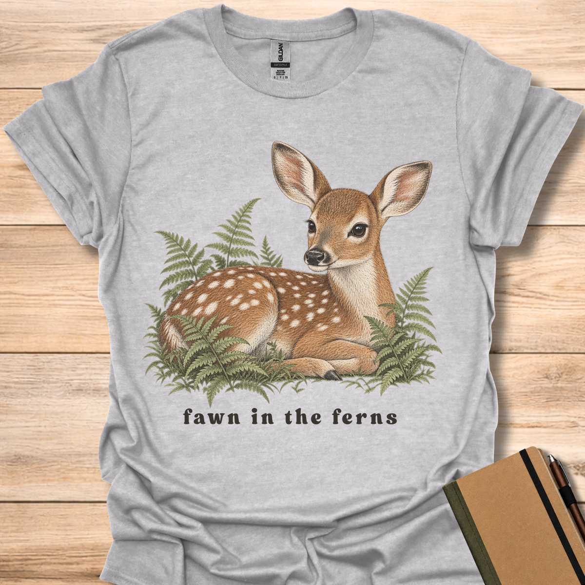 Fawn In The Ferns - Sport Grey