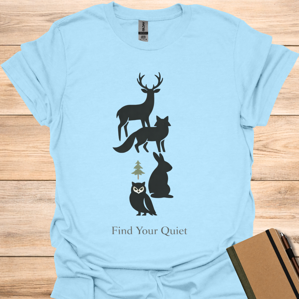 Find Your Quiet - Light Blue