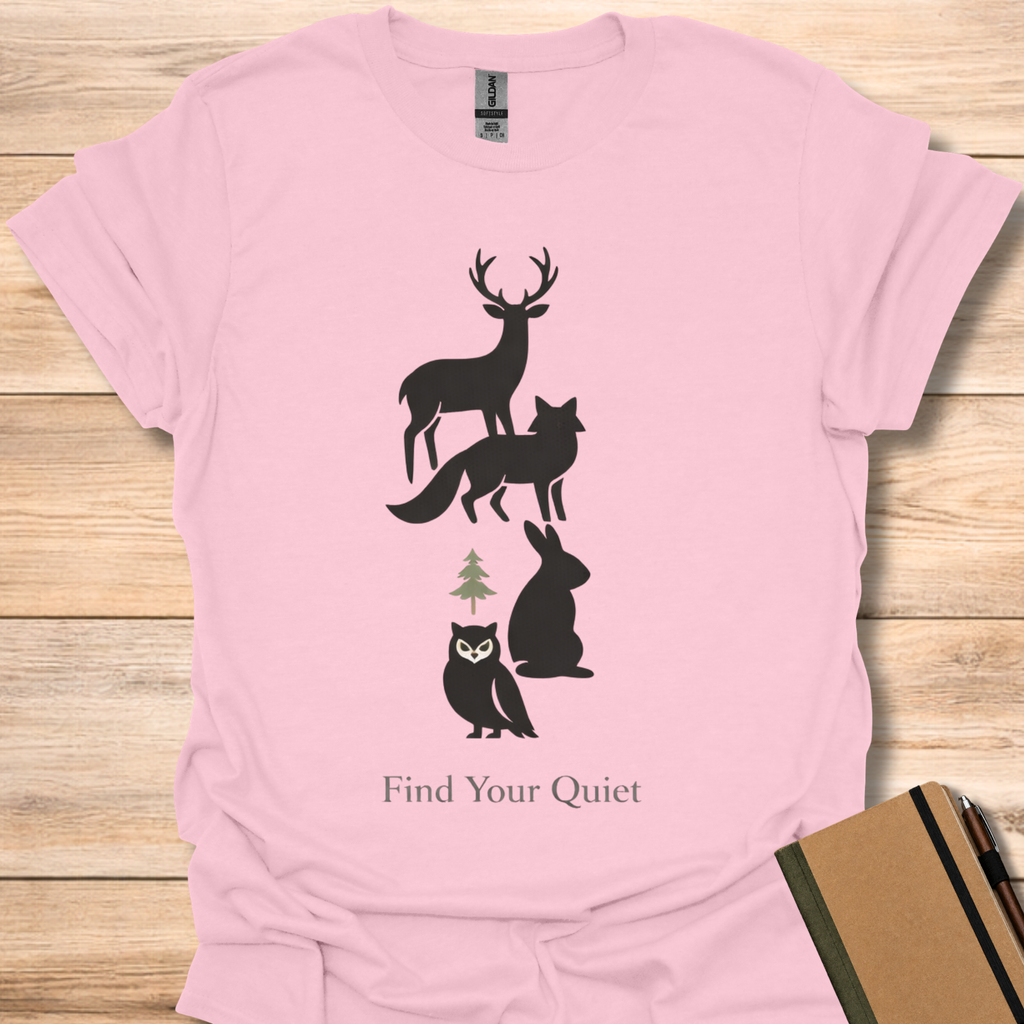 Find Your Quiet - Light Pink