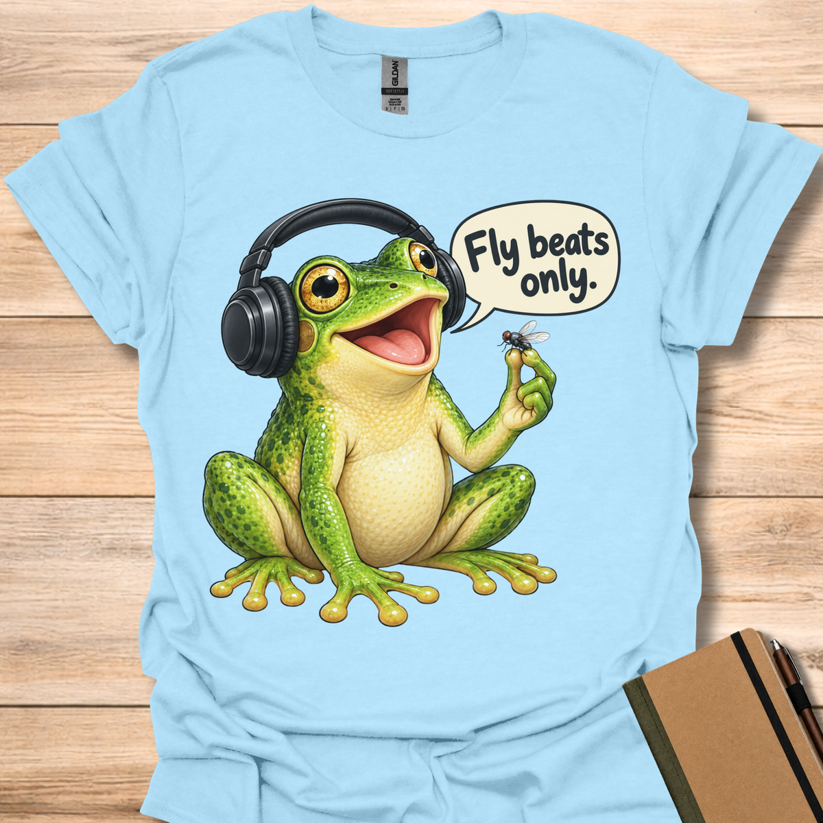 Fly Beats Only Frog - Light Blue