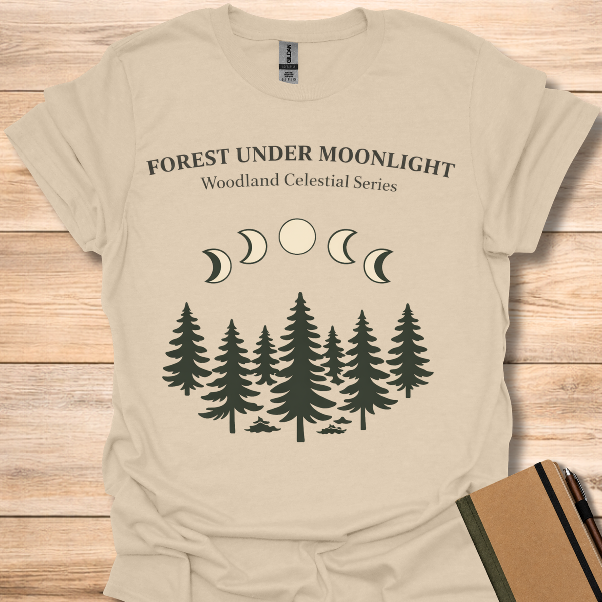 Forest Under Moonlight - Sand