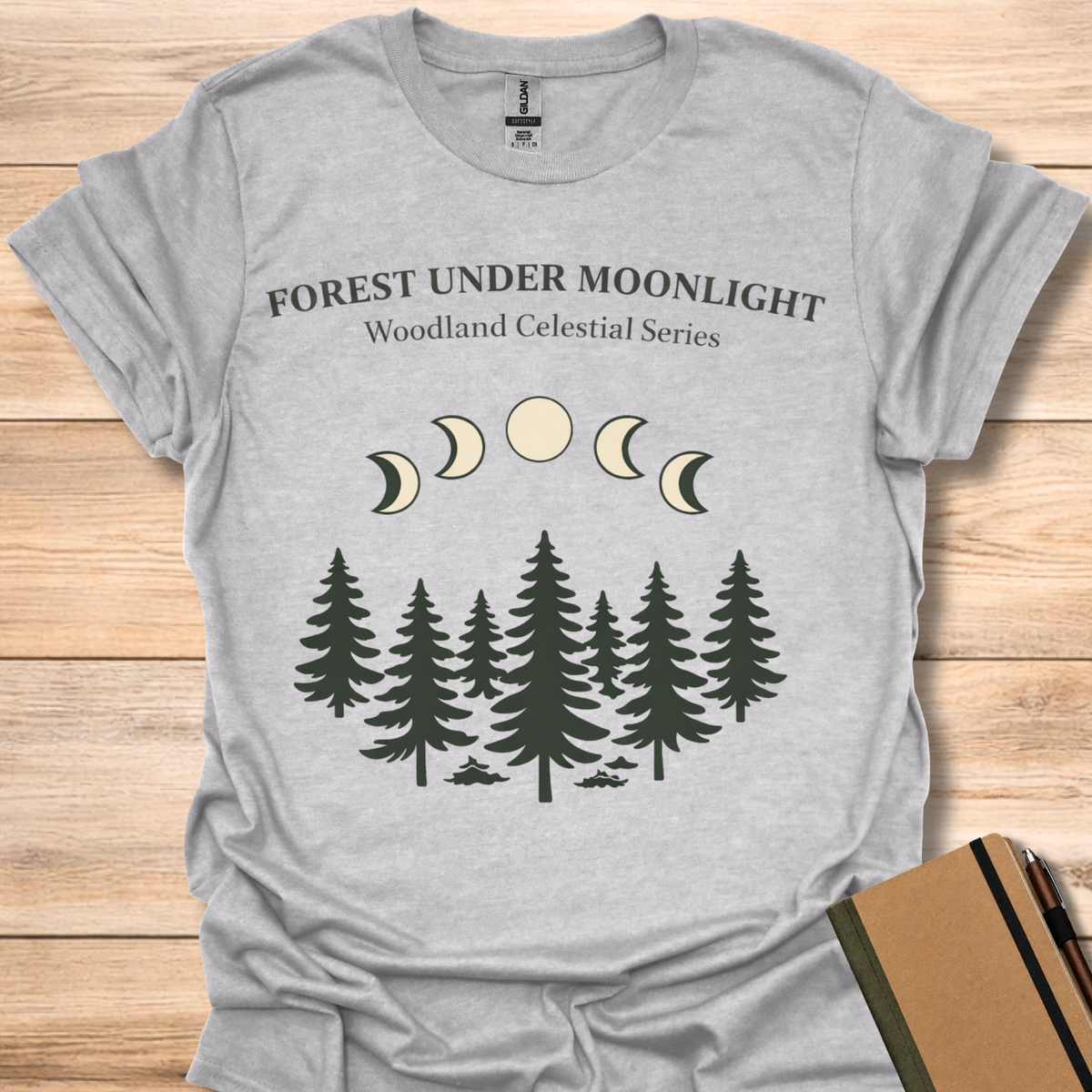 Forest Under Moonlight - Sport Grey