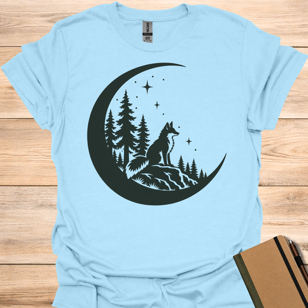 Fox Moon - Light Blue