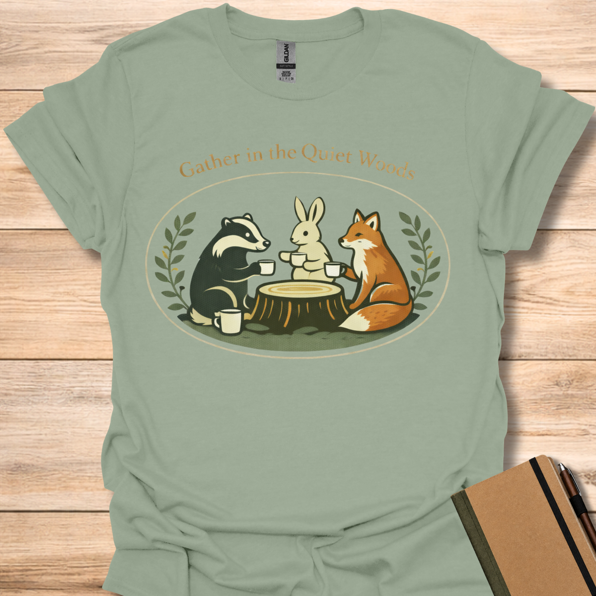 Gather In The Quiet Woods - Sage