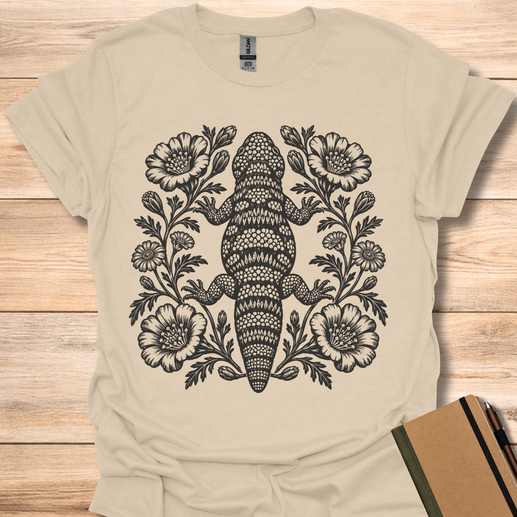 Gila Monster Block Print - Sand