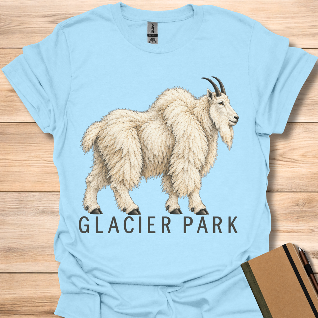 Glacier Park Mountain Goat - Light Blue