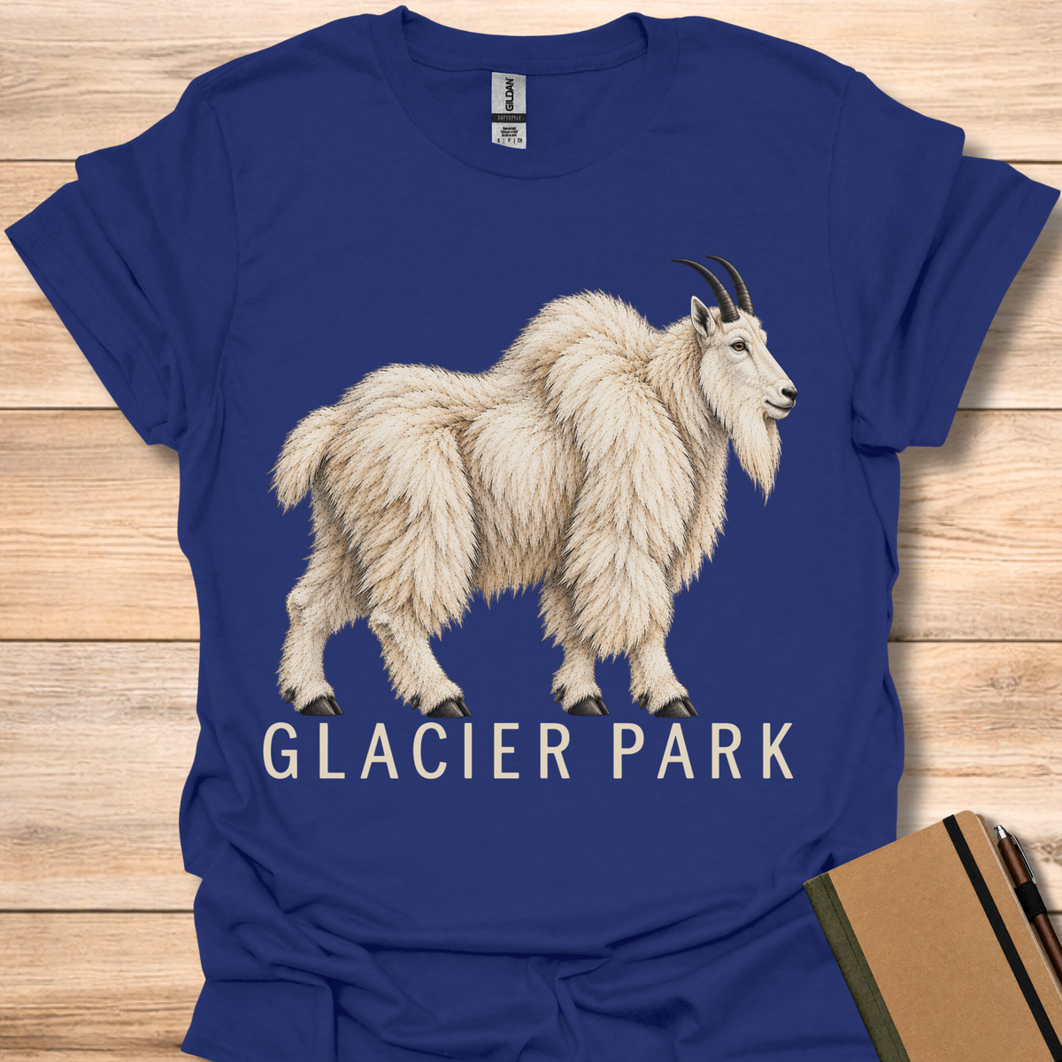 Glacier Park Mountain Goat - Navy