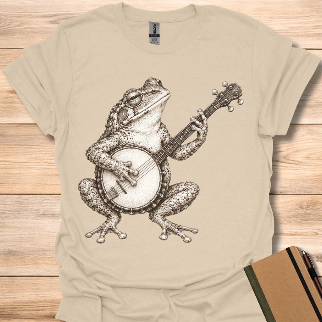 Gray Treefrog On Banjo - Sand