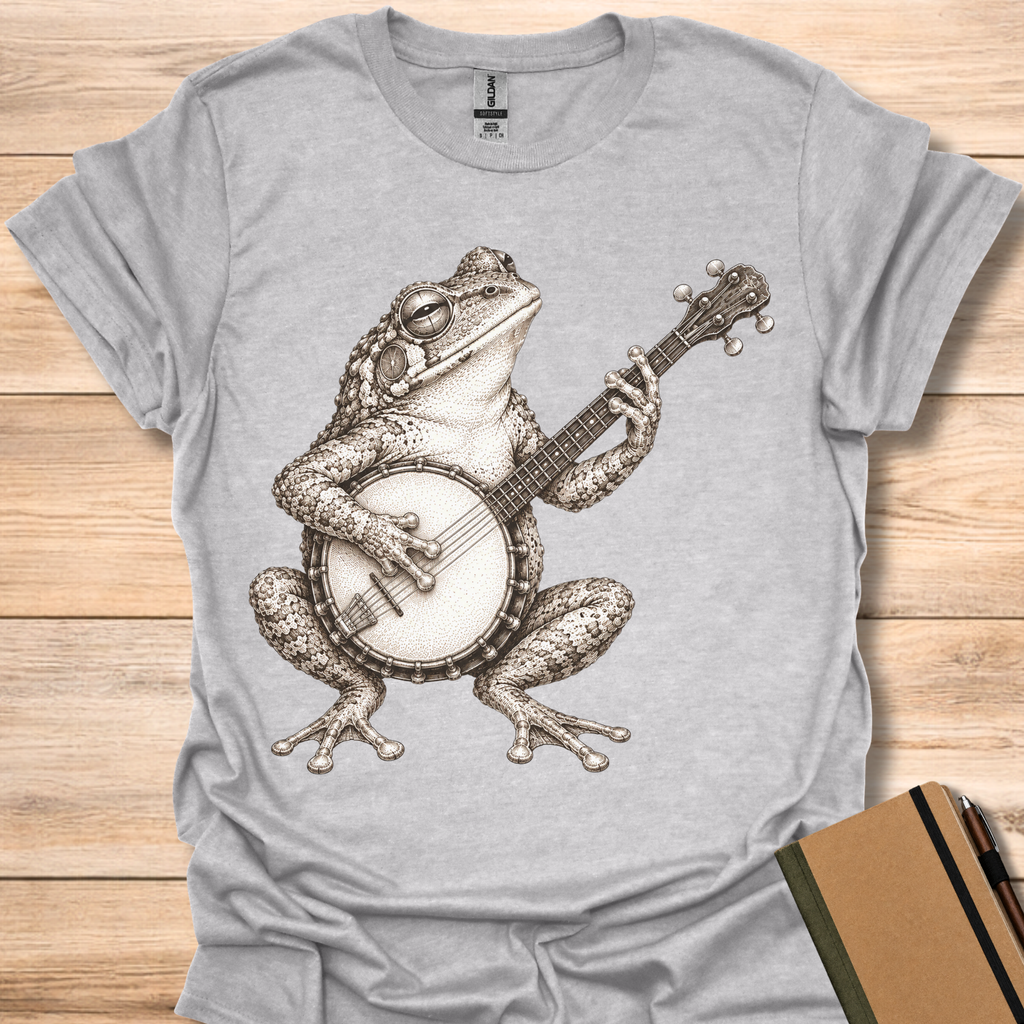 Gray Treefrog On Banjo - Sport Grey