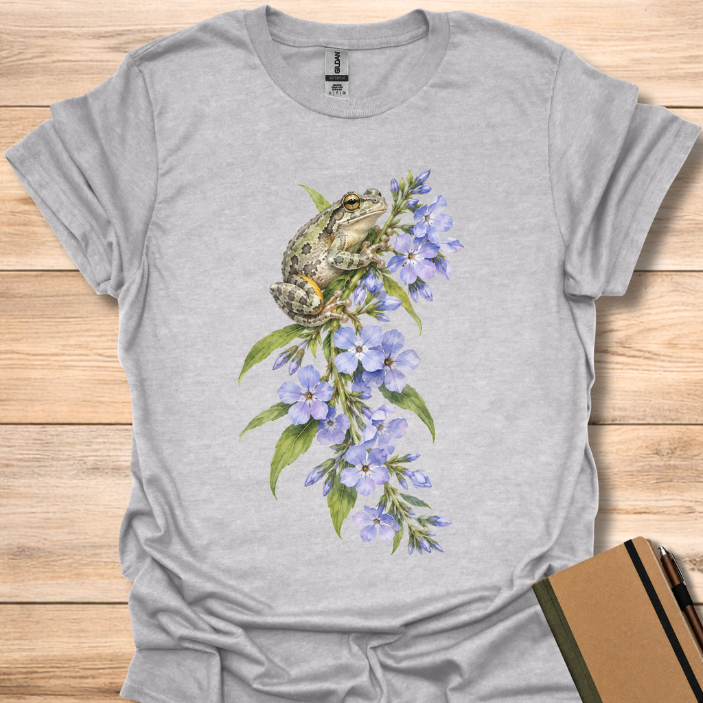 Gray Treefrog On Wild Blue Phlox - Sport Grey