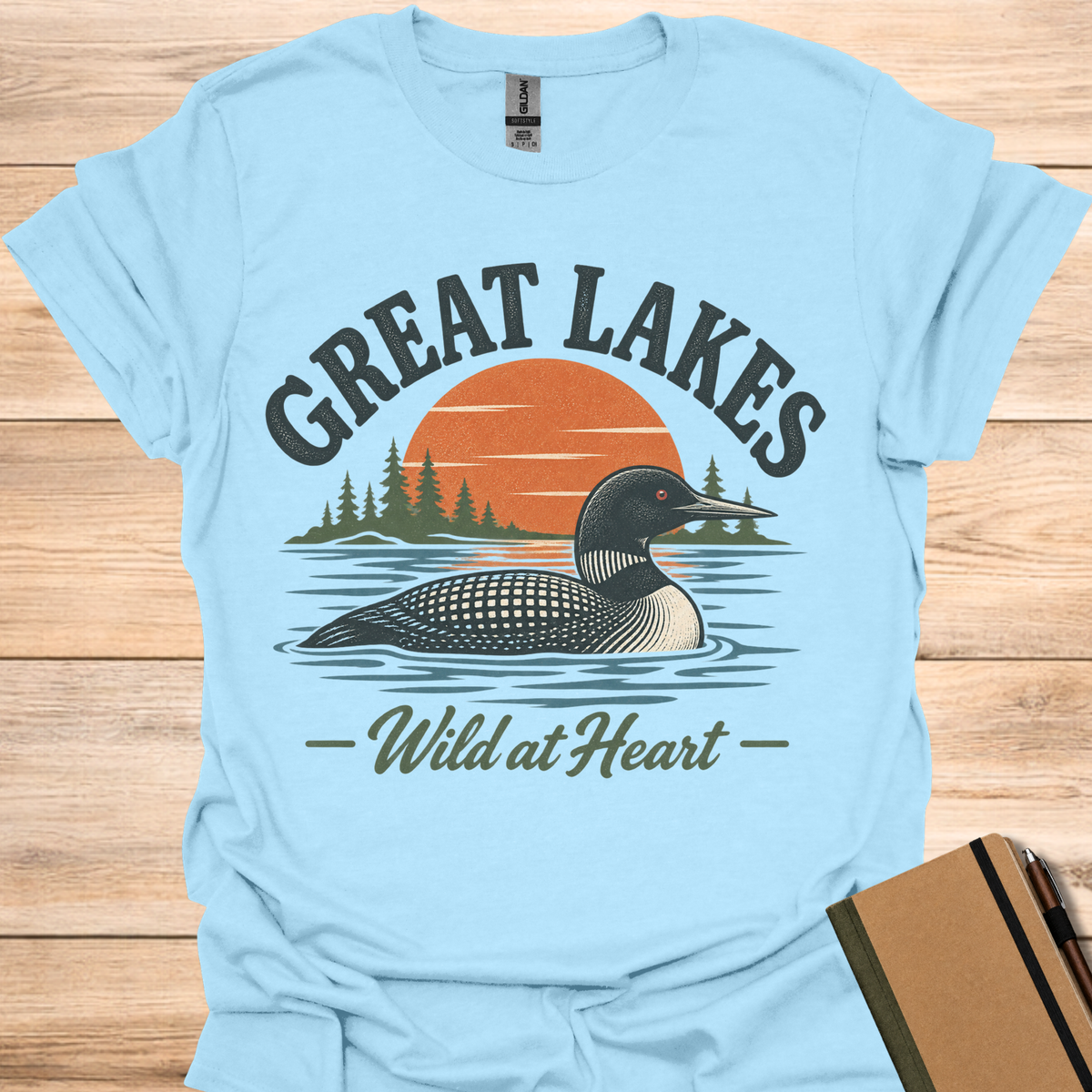 Great Lakes Wild At Heart - Light Blue