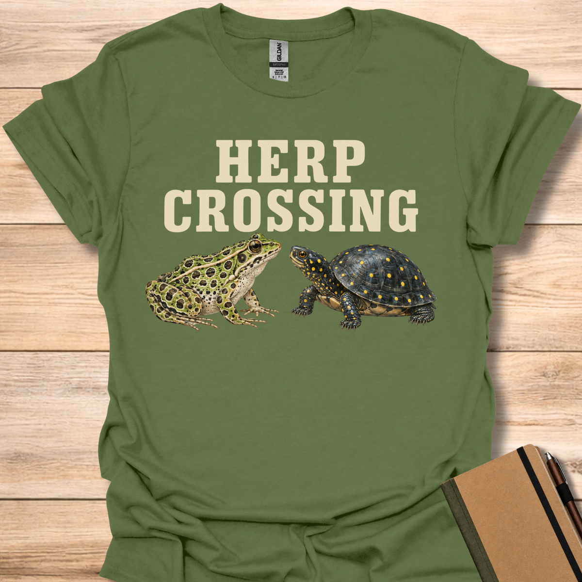 Herp Crossing - Military Green