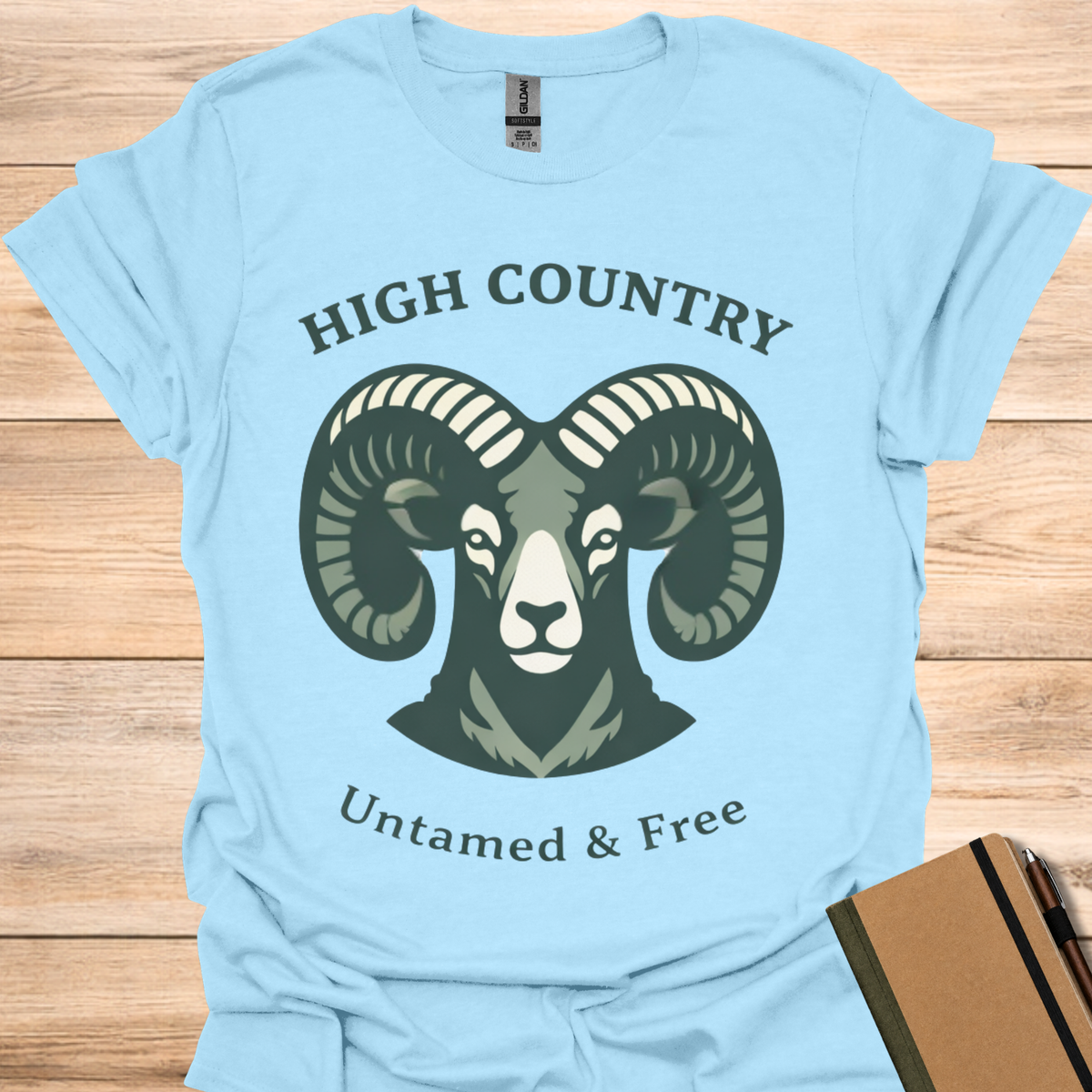 High Country Untamed & Free - Light Blue