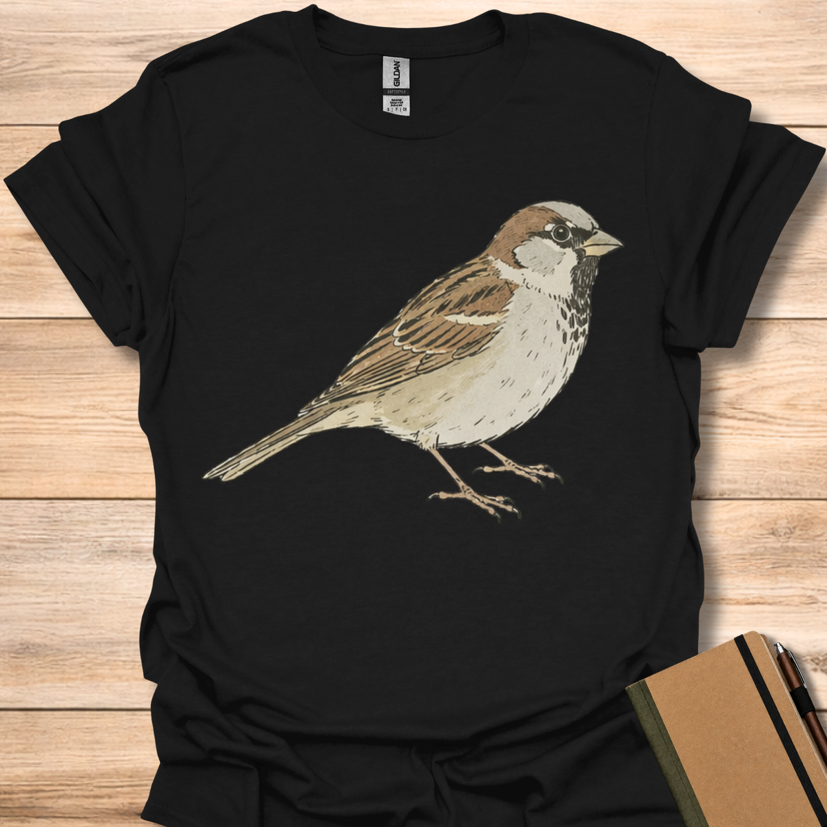 House Sparrow - Black