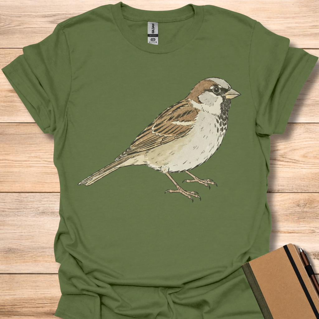 House Sparrow - Military Green