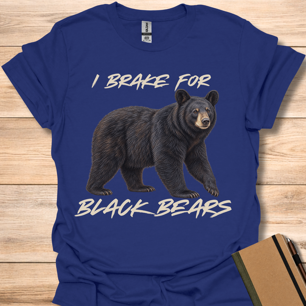 I Brake For Black Bears - Navy