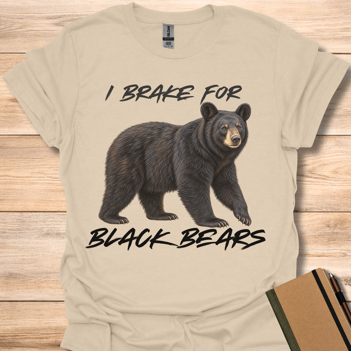 I Brake For Black Bears - Sand