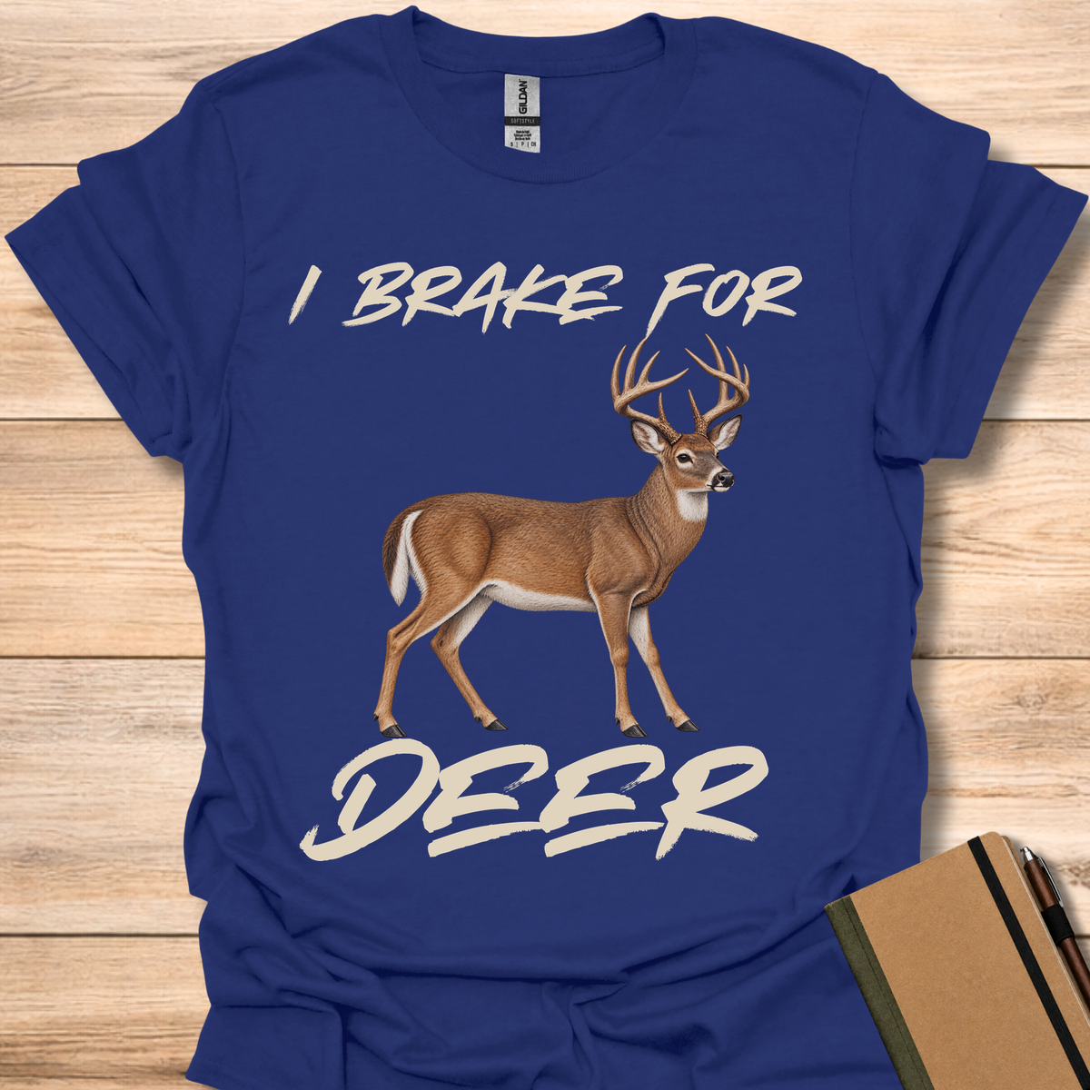 I Brake For Deer - Navy
