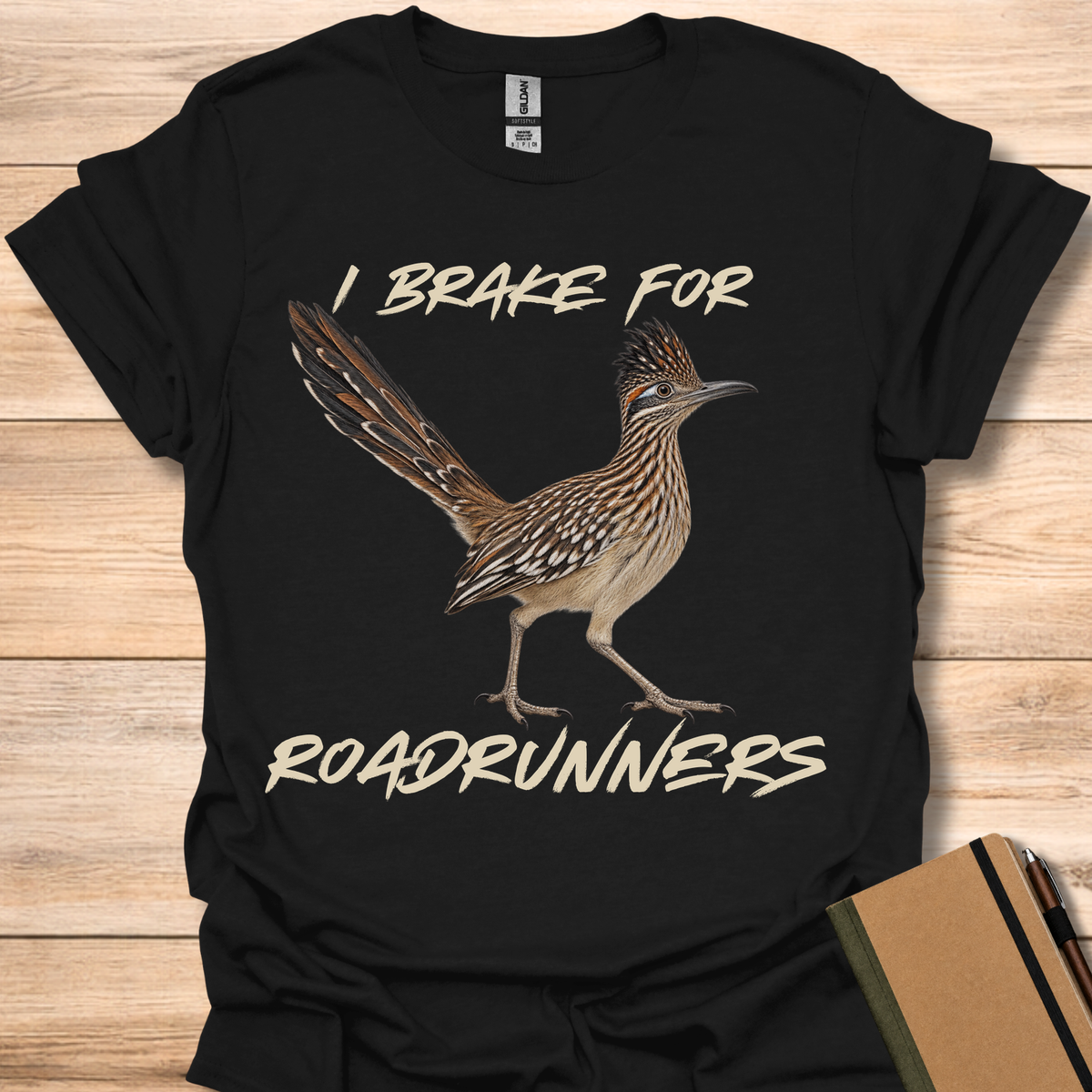 I Brake For Roadrunners - Black