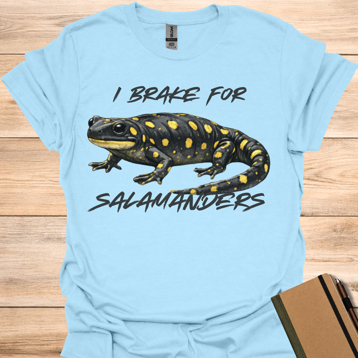 I Brake For Salamanders - Light Blue