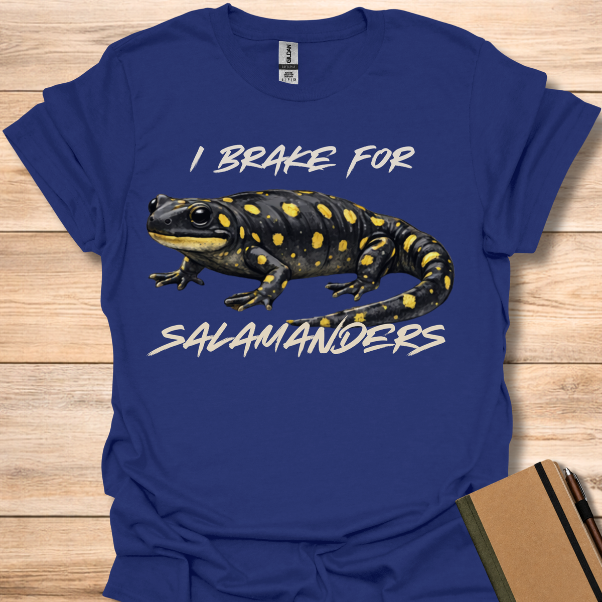 I Brake For Salamanders - Navy