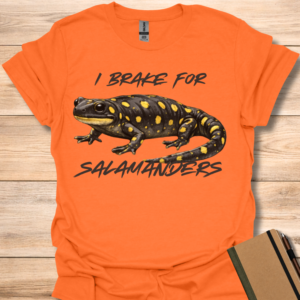 I Brake For Salamanders - Orange