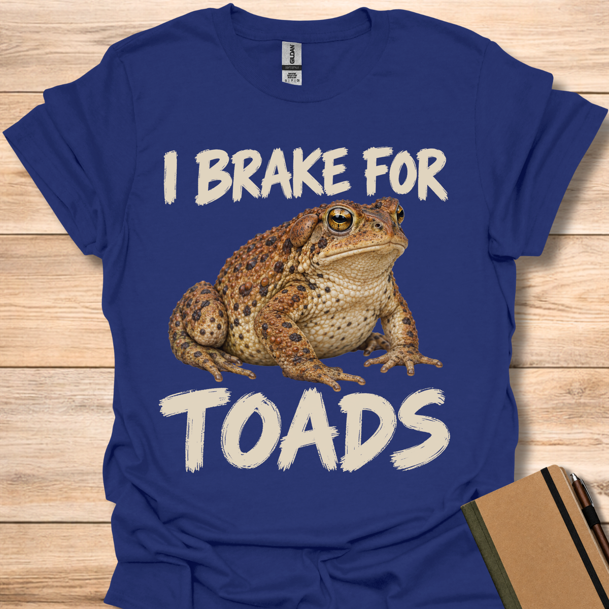 I Brake For Toads - Navy