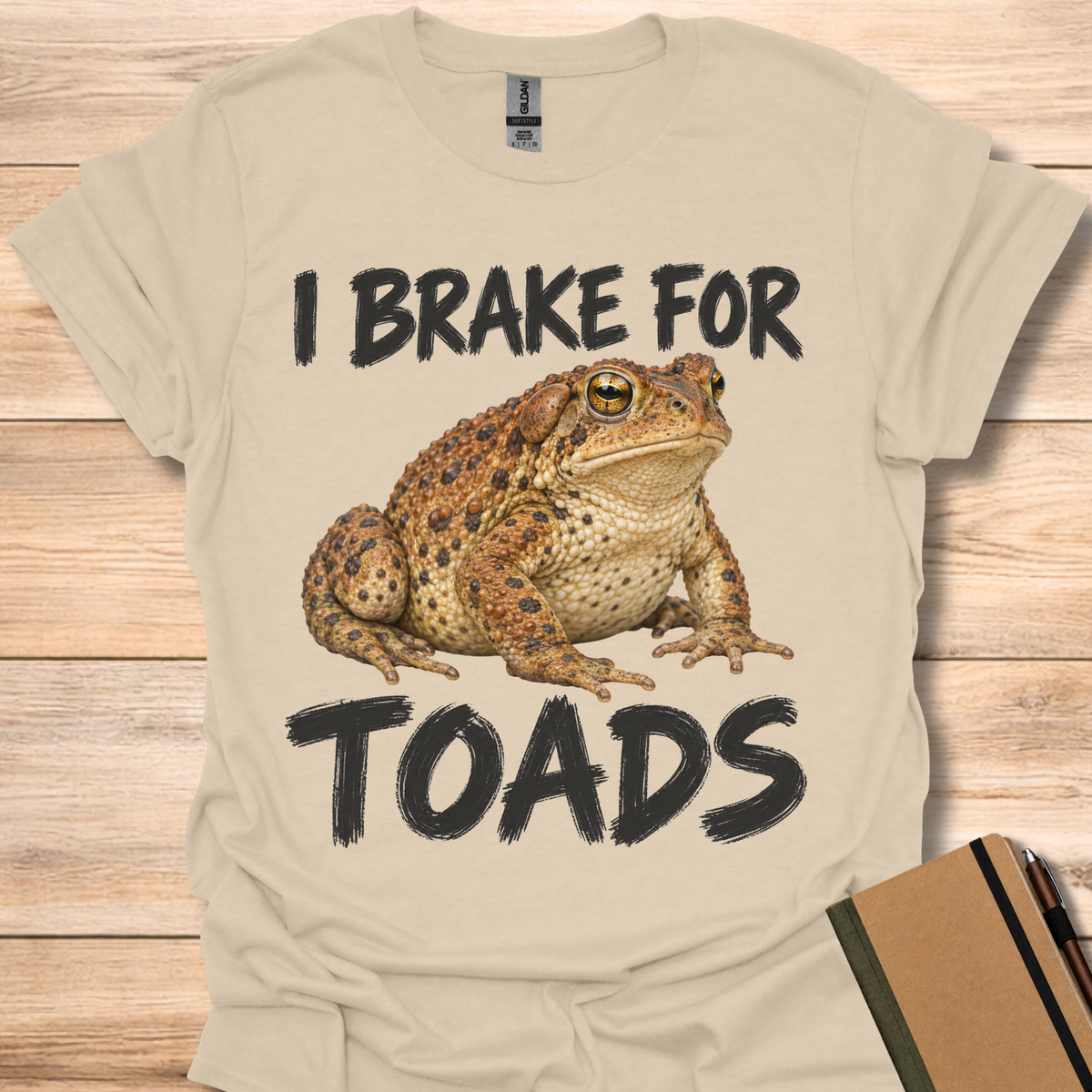 I Brake For Toads - Sand
