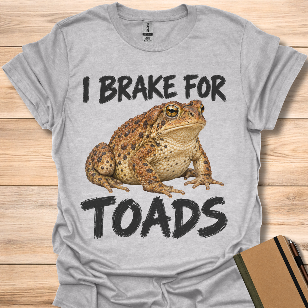 I Brake For Toads - Sport Grey