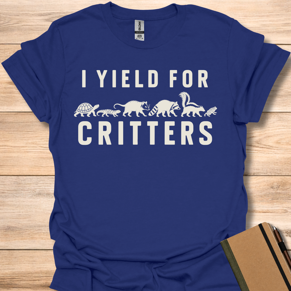 I Yield For Critters - Navy