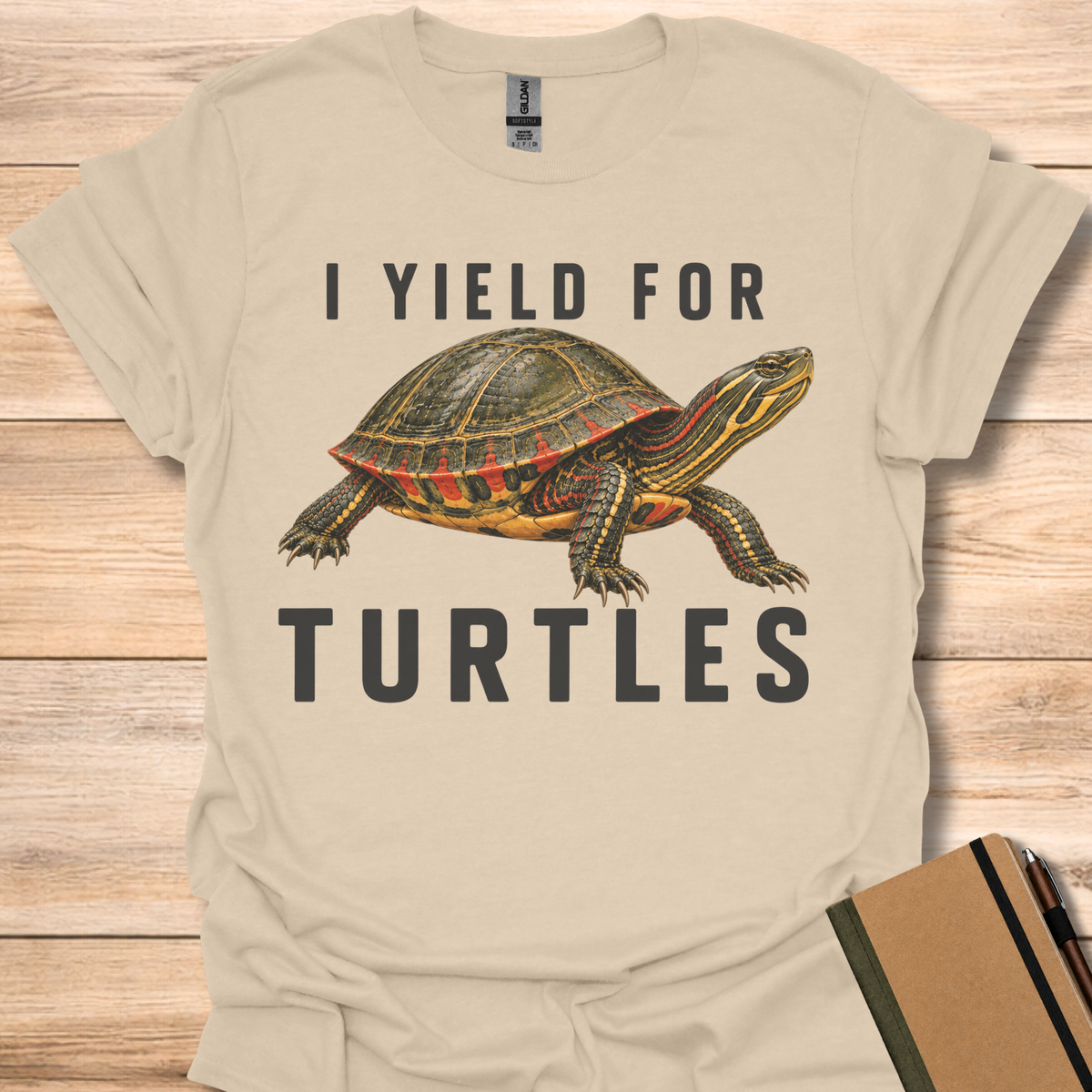 I Yield For Turtles - Sand