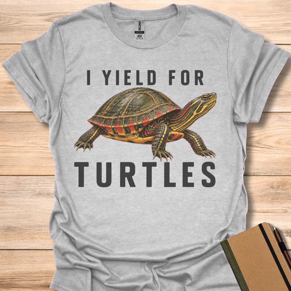 I Yield For Turtles - Sport Grey