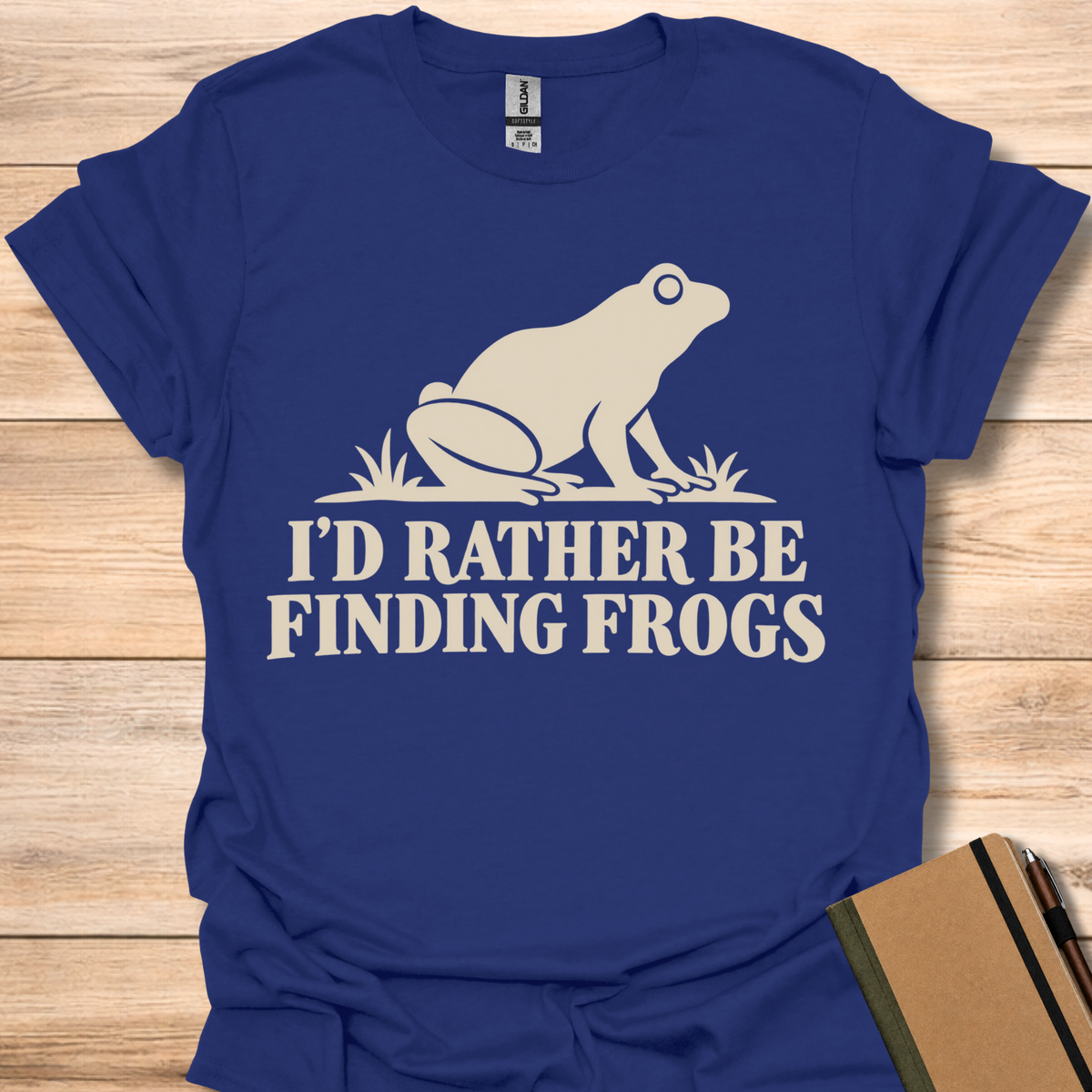 I'd Rather Be Finding Frogs - Navy