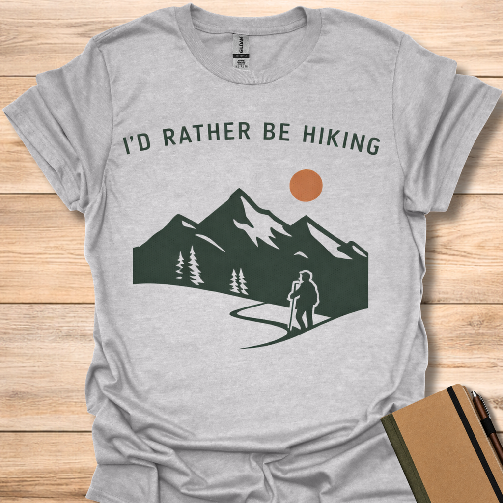 I’d Rather Be Hiking - Sport Grey