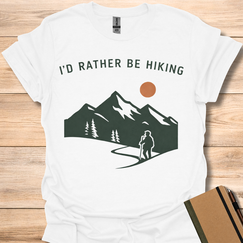 I’d Rather Be Hiking - White