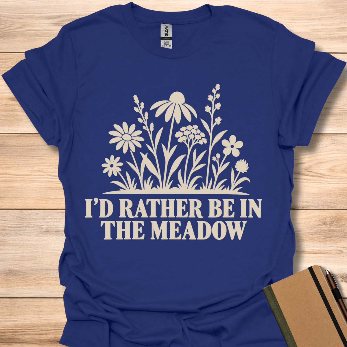 I'd Rather Be In The Meadow - Navy