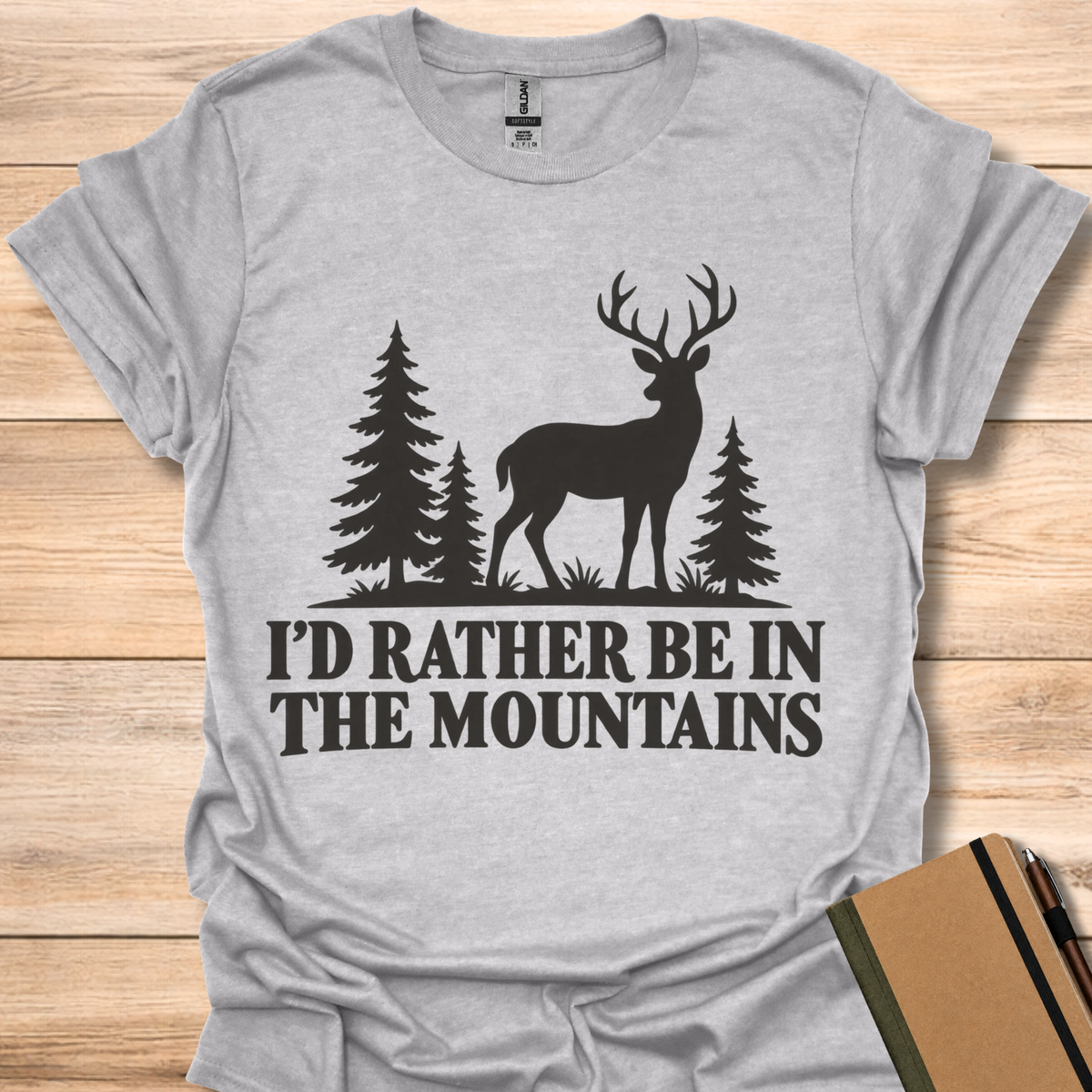 I'd Rather Be In The Mountains - Sport Grey