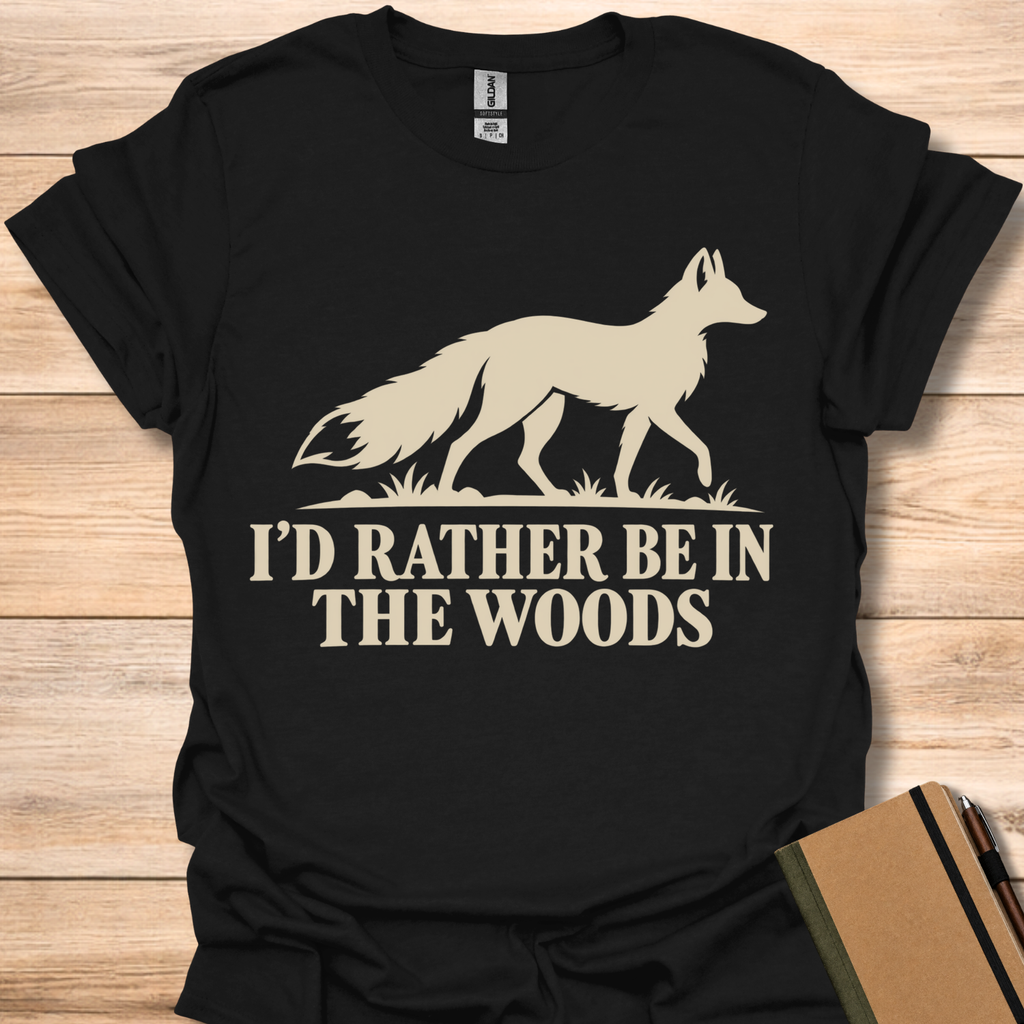 I'd Rather Be In The Woods - Black