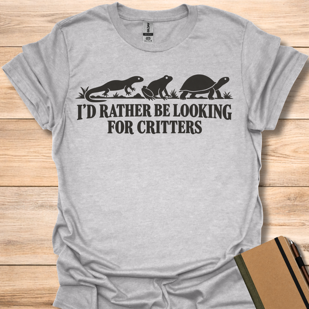 I'd Rather Be Looking For Critters - Sport Grey