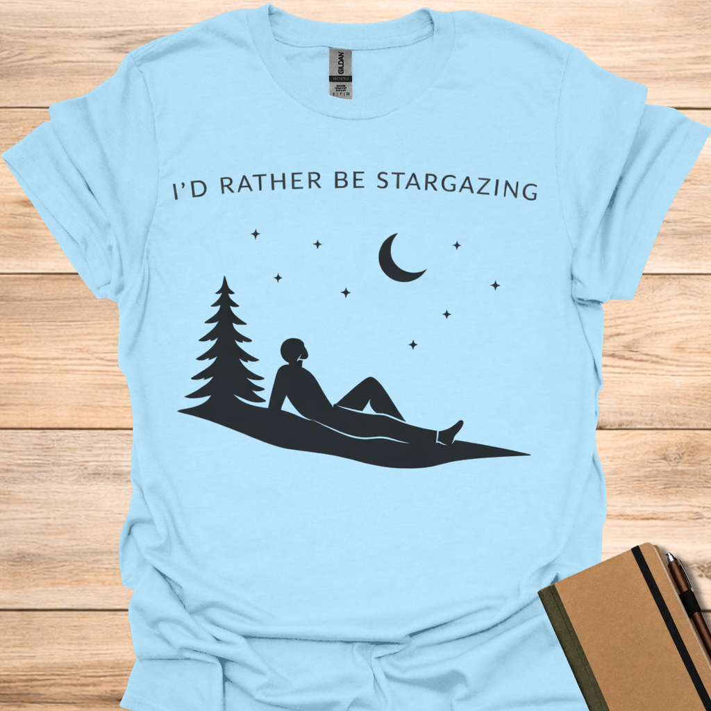 I'd Rather Be Stargazing - Light Blue